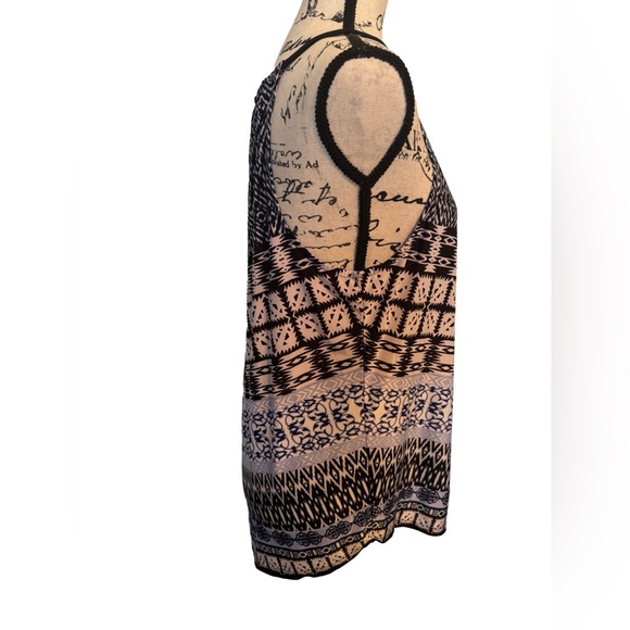 INC International Concepts Women’s Hardware Halter Patterned Pullover Blouse XL - Picture 3 of 8